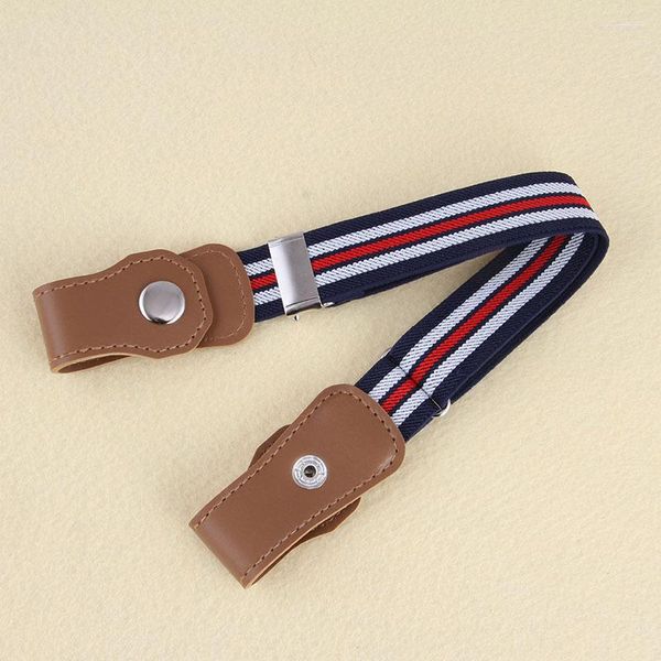 Cinturones Niños Cintura elástica Niñas Niños Cinturón elástico Jeans Decorativos para niños Sin hebilla Sin hebilla