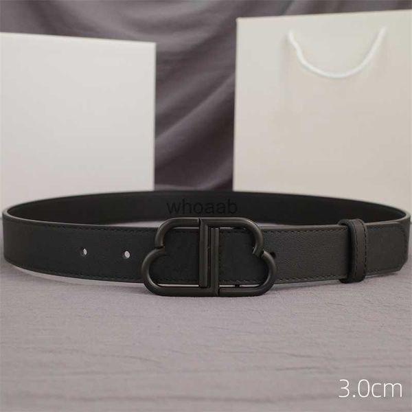 Ceintures Dames de luxe ceinture en cuir véritable ceinture concepteur lettre ceintures femmes ceinture hommes mode ceinture 3.0 cm largeur noir ceinture 240226