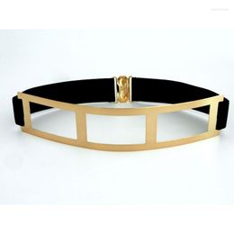 Belts Lady Designer For Women Gold Keeper Black Summer Style Elastic Belt Cinturones Mujer Woman Apparel Accessory BG-017