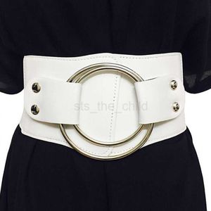 Cinturones Lady retro cintura ancha cinturones elásticos corsés cinturón de corsé el bote hueco de metal