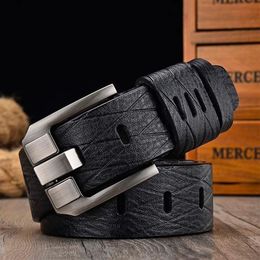 Riemen lfmb koe echte lederen luxe riem mannelijke riemen voor mannen grote plus size 100-160 cm vintage pin buckle heren gordel hoge kwaliteit 230506