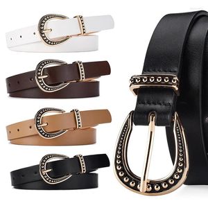 Ceintures Light Luxury Taist Chain beagifu StuddedCowgirl Belt for Women Prom Banquet Clubparty Jeans Dress Club Bar Girl