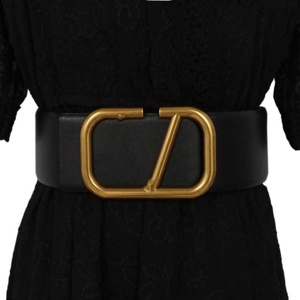 Ceintures Ceinture de créateur de luxe Ceinture pour femme Ceintures de mode femme 7CM de large Boucle en métal noir cuir véritable belle 7 couleurs Optiona 95125cm avec boîte en gros B1UY Q