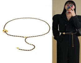 Ceintures de concepteur de luxe de la ceinture de la ceinture corset body metal waist chaîne lanières pour 2021 femmes039 robe jeans ceinture femme Pasek d9476815
