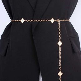 Cinturones de diseñador de lujo Flores Cinturones de oro Cinturones de oro para mujeres Cinturón de corsé de la cintura del vestido de la cintura de la cintura