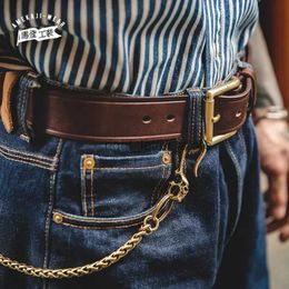 Riemen Maden Tooling Koe Echt Leer Luxe Riem Mannelijke Pin Gesp Taille Nieuwe Mode Koffie Classice Riem voor Mannen Hoge Kwaliteit YQ231026