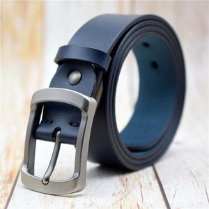 Riemen heren riem koe leer voor mannen zwart/paars/groen/koffie/blauw/rood 3,8 cm breedtebroek jeans luxe designer riembelsten