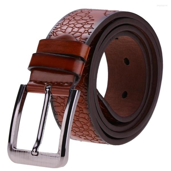 Ceintures Ceinture Homme Faux Cuir Imprimé Crocodile Sangle Taille Réglable Accessoire Pour