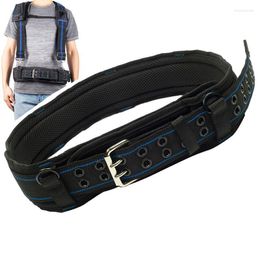 Ceintures Ceinture de travail lourde pour hommes Multi-fonction Hangable Atténuer le poids Outillage pour boîte à outils Coussin lombaire respirant Boucle MenBelts Emel22