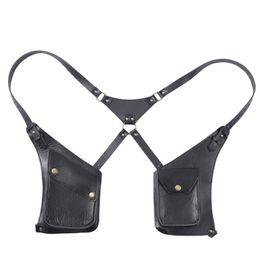 Ceintures hommes corps poitrine ceinture sac antivol sous les bras épaule réservoir Punk sangle réglable étui poche extérieure Costume5075606