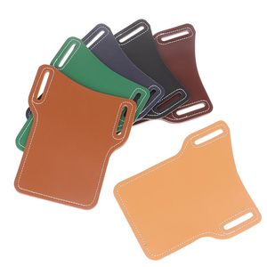 Riemen mannen mobiele lus holster kast riem taille tas rekwisieten lederen portemonne telefoon portefeuille mode