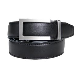 Cinturones de diseñador para hombre, cinturón con hebilla automática de lujo, Cuero clásico, trinquete deslizante a la moda, cintura masculina, negro, azul, 3,0 cm de ancho