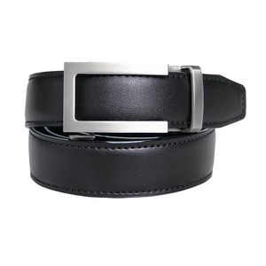 Ceintures hommes concepteur de luxe automatique boucle ceinture classique en cuir à la mode coulissant cliquet mâle taille noir bleu 3.0 cm largeur ceintures