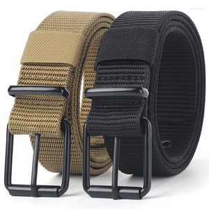 Ceintures Hommes Alliage Boucle Ardillon Ceinture Femmes Haute Qualité Étudiant Jeunesse Nylon Toile Ceinture Ceinture Pour Jeans De Luxe Designer CummerbundsBelts