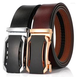 Celts Men's Automatic Buckle Geatic Cuir Business Business High Quality Business Casual Cow Cape Belt Luxury Fashion