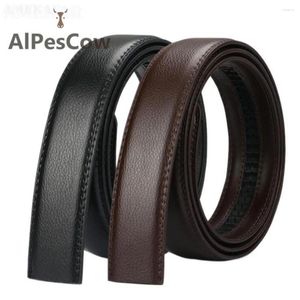 Celts Men's's Automatic Buckle No Brand Brand High Quality Male Male Greil Le cuir Strap Jeans 3,5 cm