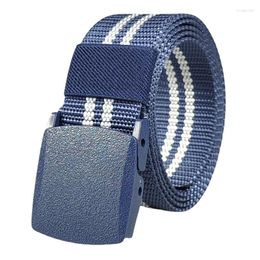 Ceintures Ceinture pour hommes Boucle automatique Nylon Mâle Armée Tactique Militaire Taille Toile Sports de plein air Ceinture