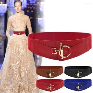 Belts Men S Black Fashion Band Dames Wild Taillband Taille Stretch Belt Belt Breide Elastic Dress Western Beltbelts Smal2222