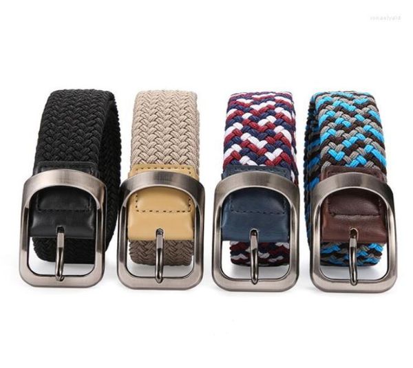 Ceintures pour hommes tressées en cuir ceinture tissée luxe de vache authentique vache à main design tricoté hommes pour jeans ceinture mâle9348654