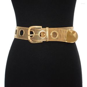 Riemen Metalen Mode Dames Goud/Zilver Pin Gesp Mesh Gordel Vrouwelijke Jurk Bruiloft Luxe Desinger Riem