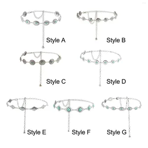 Cinturones cinturón de cintura de metal para mujeres de moda decorativa de moda decorativa de moda