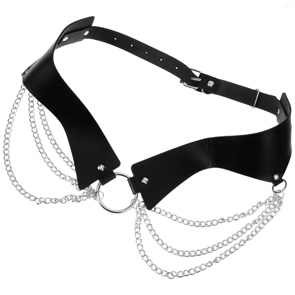 Ceintures chaîne de taille en métal ceinture punk ceintures gothiques harnais accessoires Cowgirl Miss