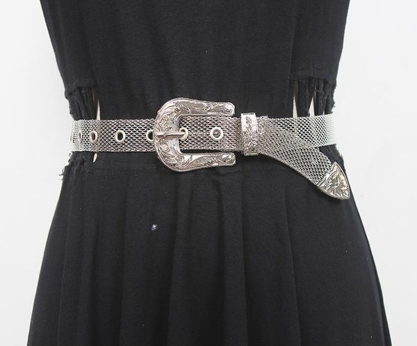 Ceintures métal large ceinture hommes et femmes rétro fouet multi-fonctionnel décoration jupe accessoires été ceintures ceintures ceintures