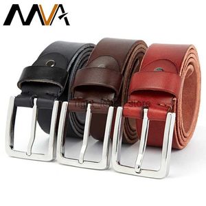 Ceintures MVA hommes ceinture en cuir homme ceinture peau de vache pour hommes pochette de luxe concepteur boucle jean YQ231026