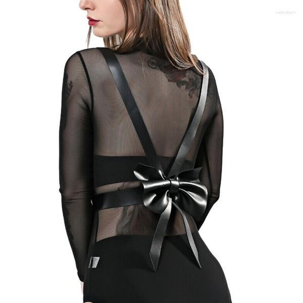 Ceintures MXMB Sexy Bondage Taille Harnais Ceinture avec Bowknot Longueur réglable Jarretelles de mode pour femmes et filles