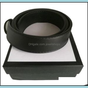 Riemen Nieuwe 3.8-3.4-2.0 cm Men Designer Belt Dames Hoge kwaliteit Echt leer voor Mens Luxe No Box Drop Delivery Otnmz