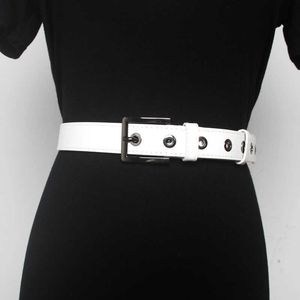 Riemen nieuwe vrouwen punk rave rock vintage lederen taille riem sexy harnas harajuku gotische kwastje bondage fetisj korset banden ketting riem g230207