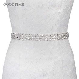 Riemen Noble Women Belts Silver Rhinestone trouwjurkgordel handgemaakte kristallen riem formele bruids lint sjerp riem voor meisjes feestjurk g230207