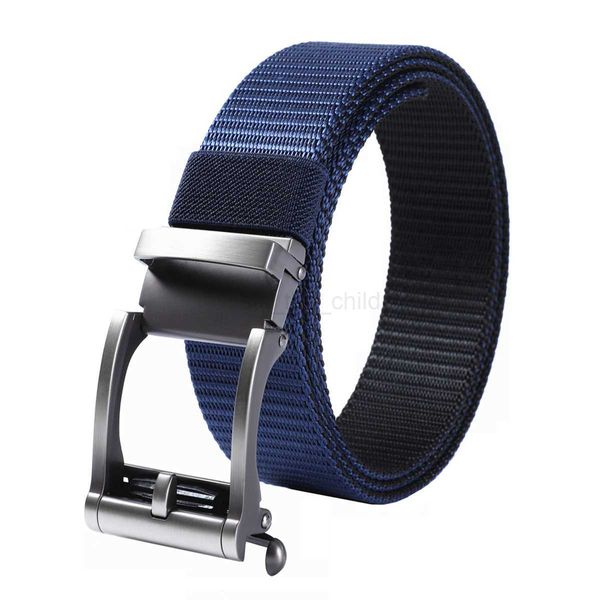 Cinturas Cinturón de trinquete de nylon para hombres Corturas de doble color Corturas tácticas de tobogán automáticas Nylon Nylon Siping Unisex Unisex Bindo