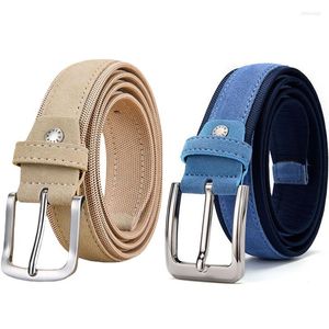 Ceintures Oxford tissu cuir ceinture hommes luxe britannique décontracté simplicité polyvalent jean accessoires tendance mode boucle ardillon ceinture