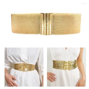 Ceintures Party Gold Belt Waspie Corset élégant Bustier Teens Girl Dress Decors