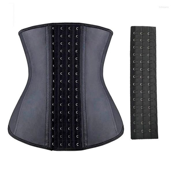 Ceintures Pu 9 Acier Tenant Des Os Silicone Taille Cincher Tondeuse Ceinture Réglable Shapewear Tummy Control Body Shaper Body Trainer