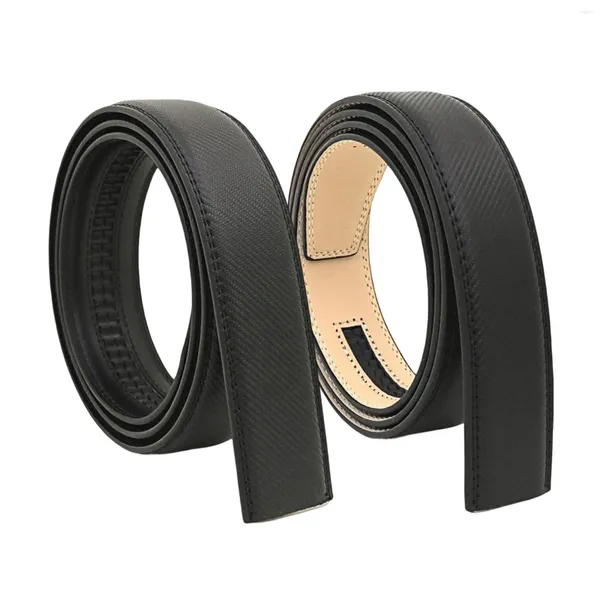 Ceintures Style rétro hommes ceinture sangle sans boucle taille décontractée pour pantalon habillé