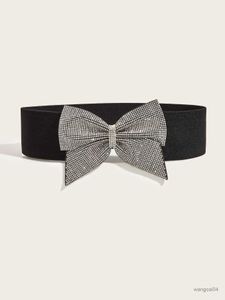 Riemen Strass Bow Decor elastische riem