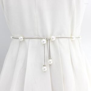 Cinturones Rhinestones Cinturón de novia Pearl Dress de novia Pearl Ladies para mujeres Fajas de moda Cantal cinturones