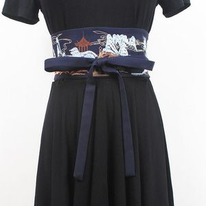 Cinturones SeeBeautiful estilo chino Simple vendaje bordado cintura sello ancho mujeres primavera 2022 verano moda marea Q210Belts