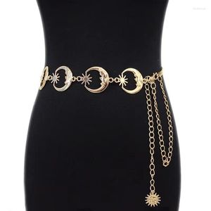 Riemen sexy body taille keten sieraden voor vrouwen vintage minimalisme kristal buikgordel bohemia lente zomer strand vakantie