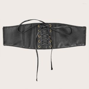 Ceintures Sexy dentelle large Corset noir ceinture sous le buste Bustier