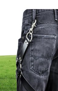 Belts Sexy Men Goth Pastel Pu Leather Garter Belt Taille Banden Harness Bondage Leg Suspenders voor jeans broek accessoires8052884