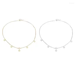 Ceintures Summer Beach Punk Taist Belly Chain Belt Fomen Women Alloy Srangle Butterfly Decor Body Suppli