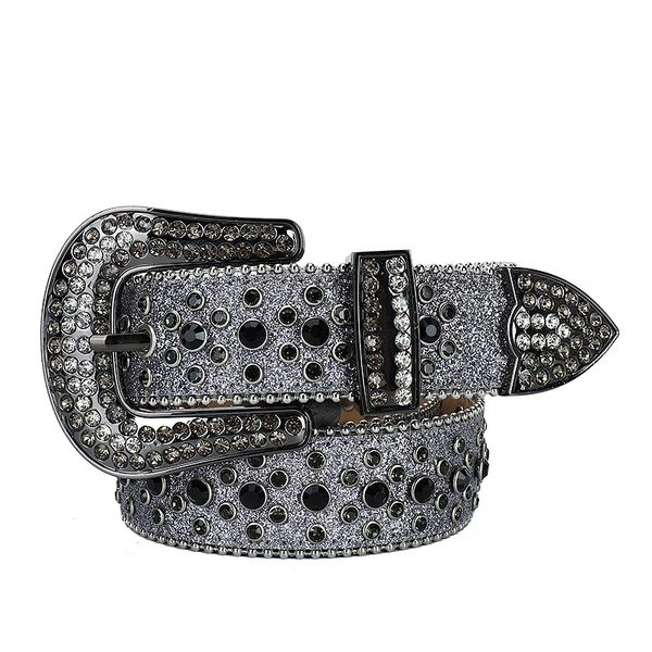 Ceintures Fournisseur En Gros De Mode Grande Boucle Ceinture Homme Western Cowgirl Strass Designer Ceinture Célèbre Marque