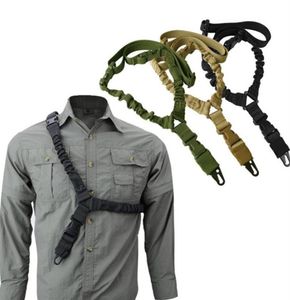 Cinturas Tácticas de rifle de un solo punto Correa de hombro Correa de nylon ajustable accesorios de caza de armas militares32755062102