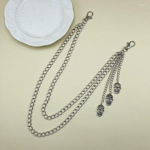 Riemen kwastje schedel taille ketting cool gotische zink legering riem sleutelhangers mannelijk