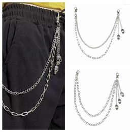 Ceintures Pildel Skull Taist Chain Punk Gothic Zinc Alloy Belt Multi-couche HARAJUKU PANT