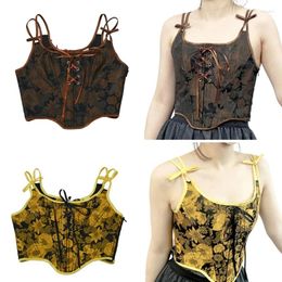 Ceintures À Attacher Top Corset Pour Les Femmes Minceur Corps Shaper À Lacets Attaché Taille Formateur Ceinture Adolescente Style Victorien Bustier