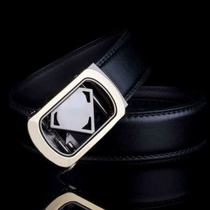 Ceintures Top Quality Classic Luxury Mens Belts Automatic Buckle Leather Fashion Cowhide Loisson Jouth Tableau Y240411